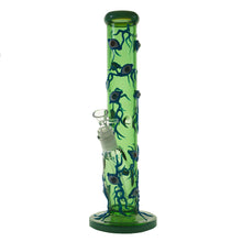 Load image into Gallery viewer, 14&quot; Glow-In-The-Dark Evil Eye Water Pipe - Blue
