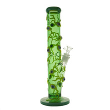 Load image into Gallery viewer, 14&quot; Glow-In-The-Dark Evil Eye Water Pipe - Green
