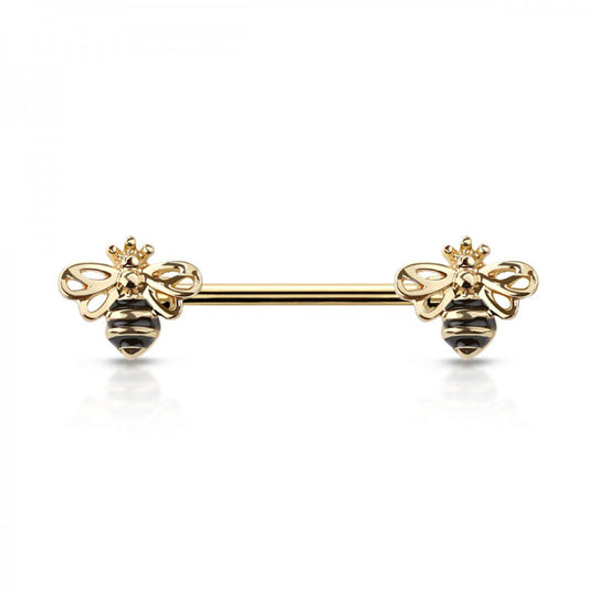 14g Queen Bee Nipple Bar - Single