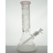 Load image into Gallery viewer, 15&quot; Legendary Etched Planets Water Pipe - Pink
