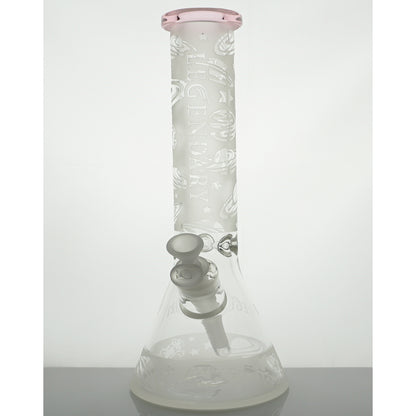 15" Legendary Etched Planets Water Pipe - Pink