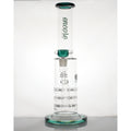 16" Encore Triple Sunflower Disc Water Pipe - Dark Green