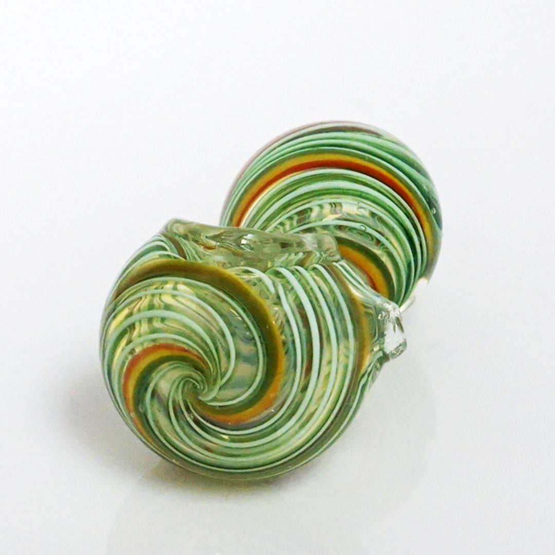 3" Rasta Stripe Pipe - Green