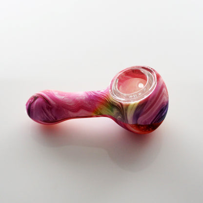 3" Silicone Marble Swirl Pipe