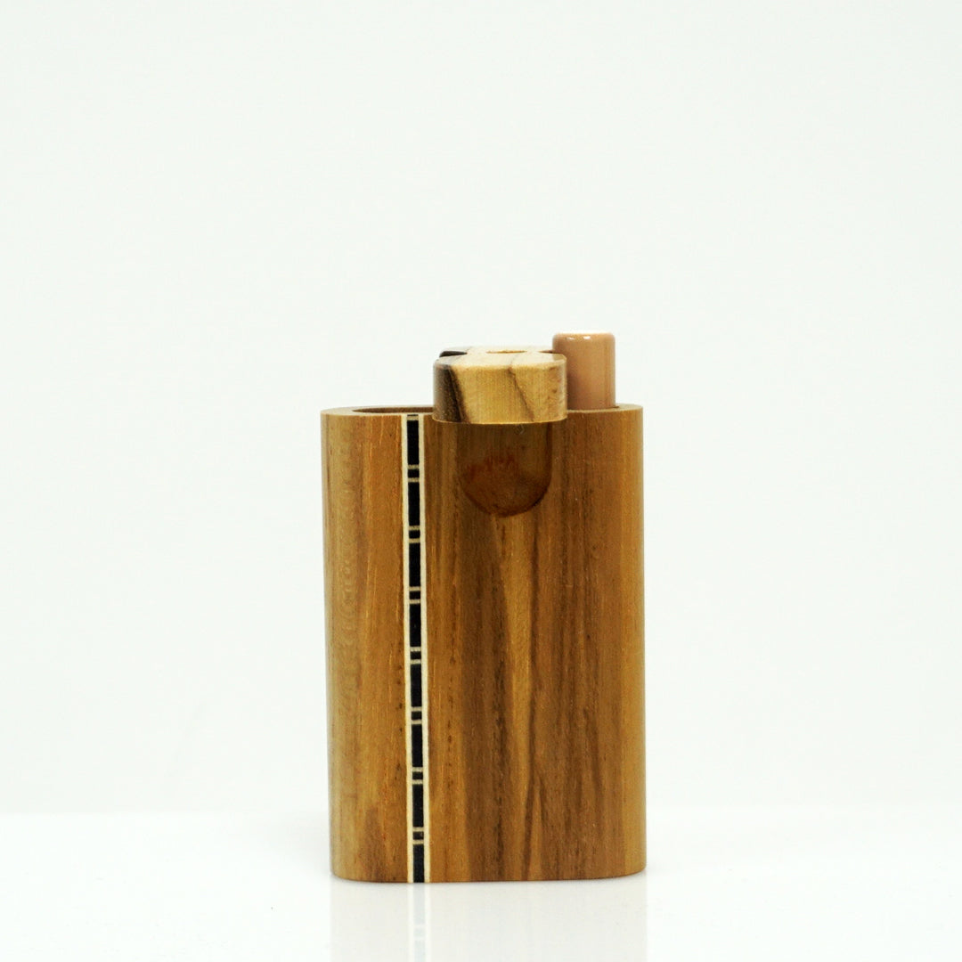 3" Teak Inlay Twist Dugout