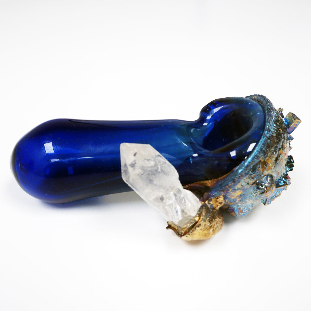 3.75" Bismuth & Crystal Pipe