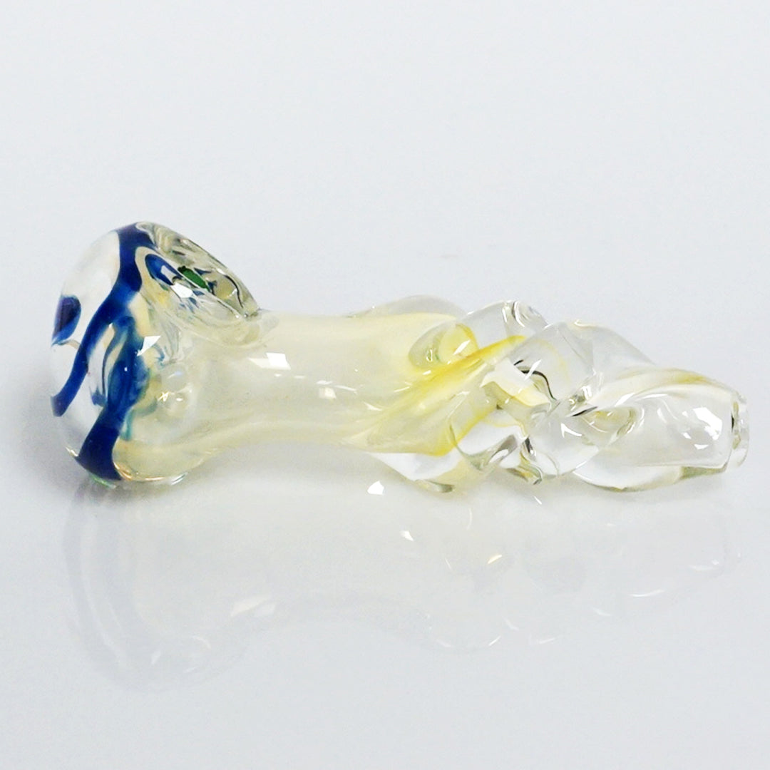 3.75" Color Swirl Twist Pipe - Blue