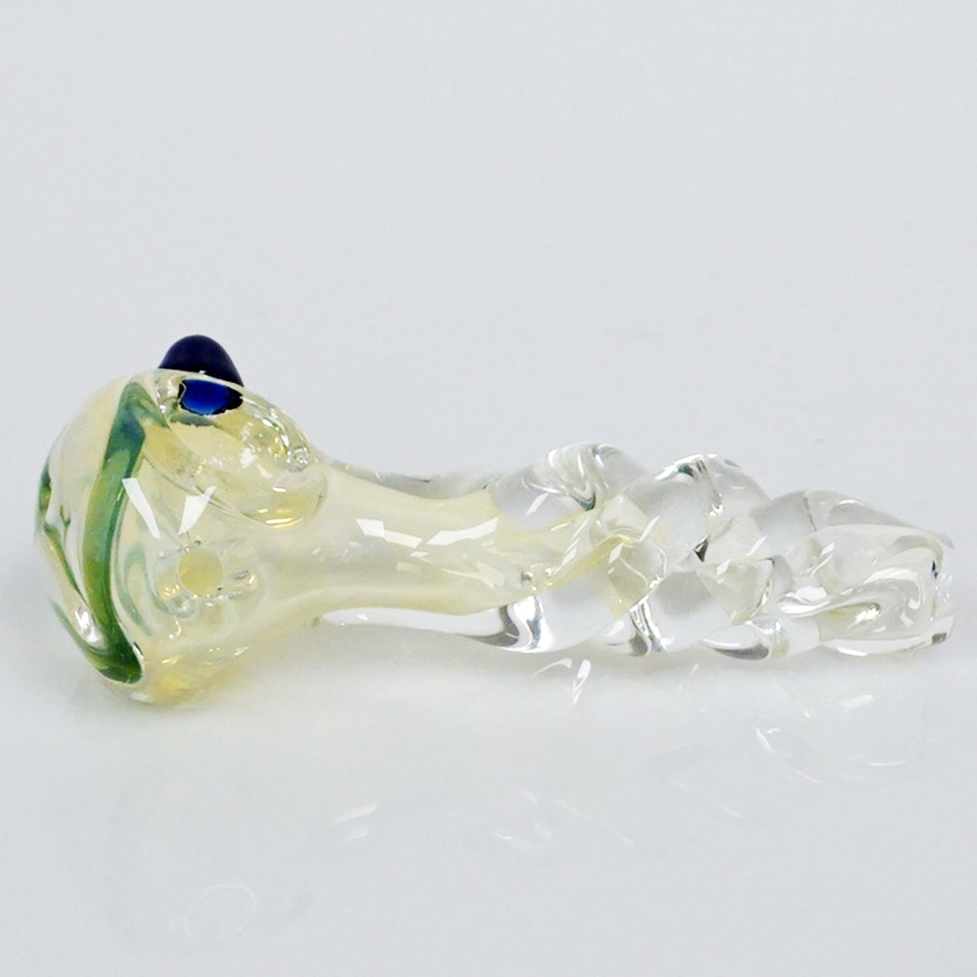 3.75" Color Swirl Twist Pipe - Green