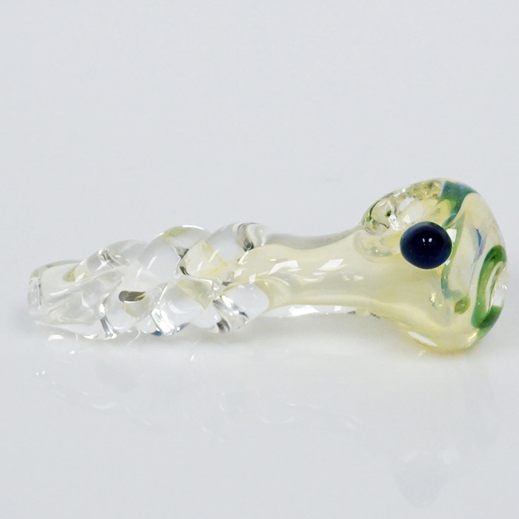 3.75" Color Swirl Twist Pipe - Green