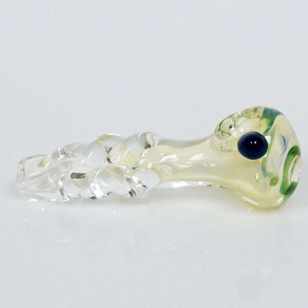 3.75" Color Swirl Twist Pipe - Green