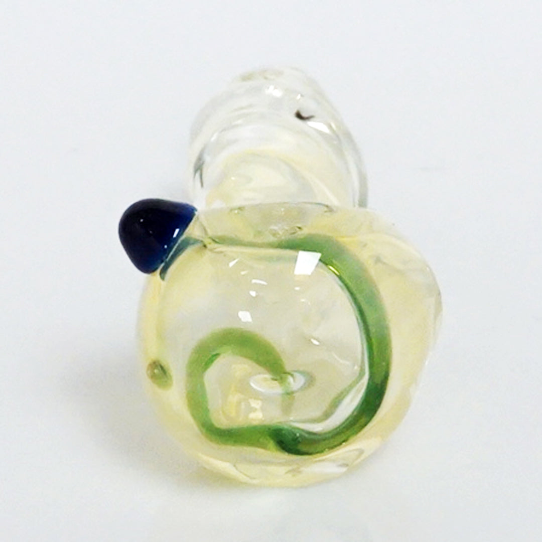 3.75" Color Swirl Twist Pipe - Green
