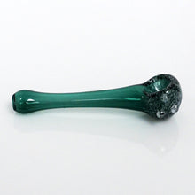 Load image into Gallery viewer, 3.75&quot; Rising Phoenix Frit Head Pipe - Teal
