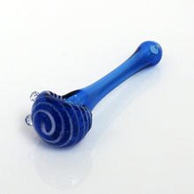 Load image into Gallery viewer, 3.75&quot; Rising Phoenix Swirl Head Pipe - Blue
