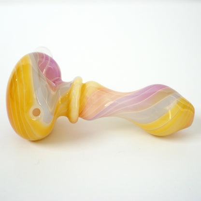 4" Dreamsicle Pipe With Opal Marble