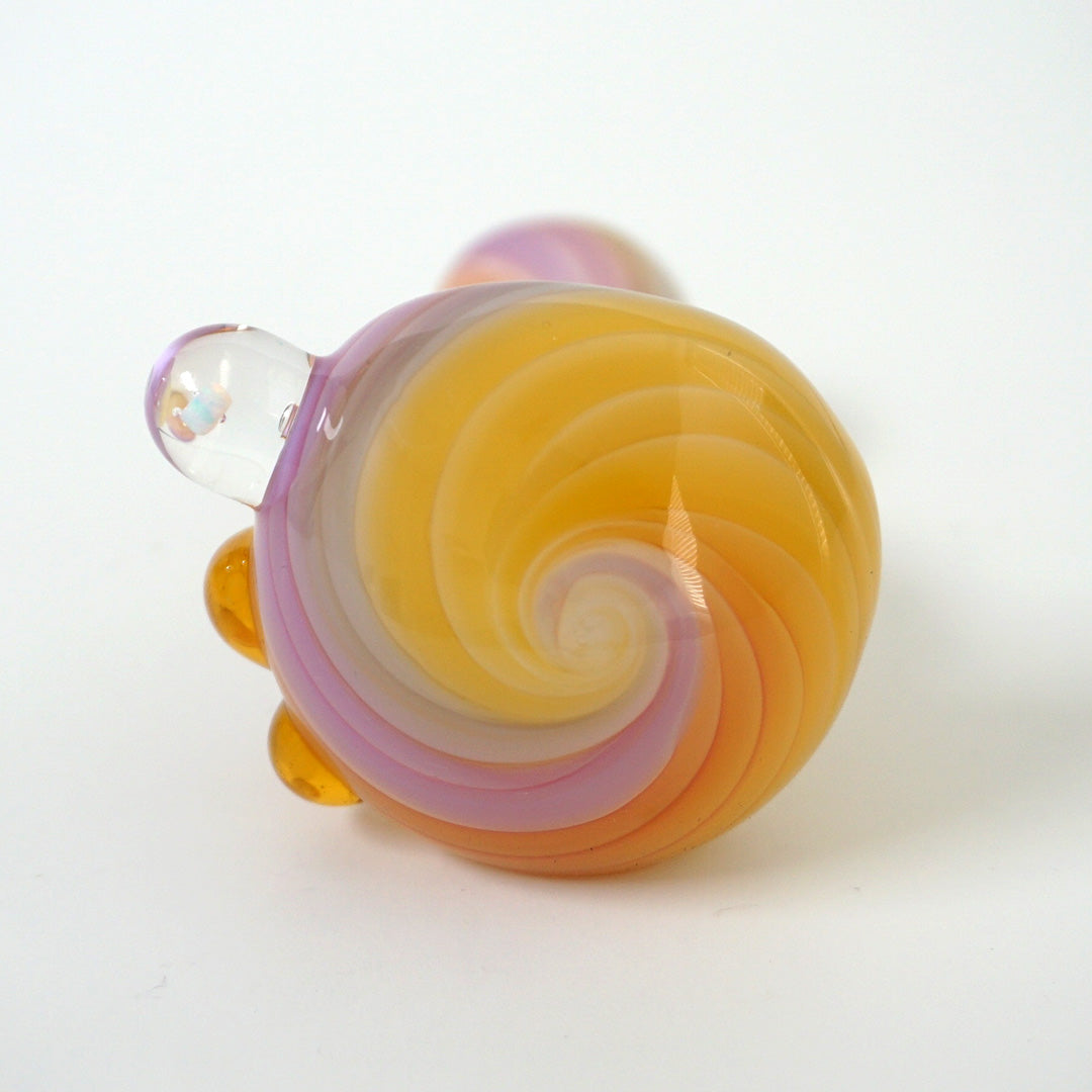 4" Dreamsicle Pipe With Opal Marble