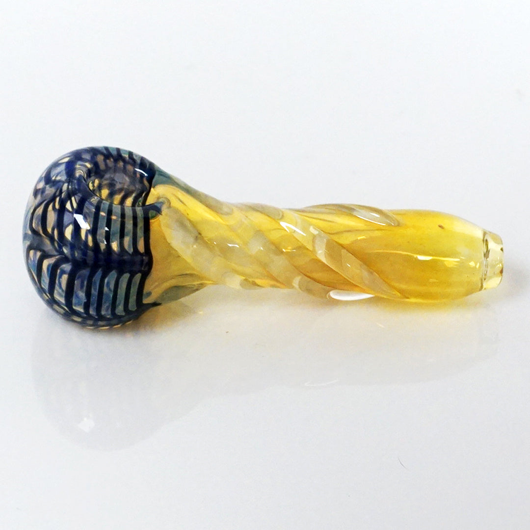 4" Fume Twist Pipe - Blue