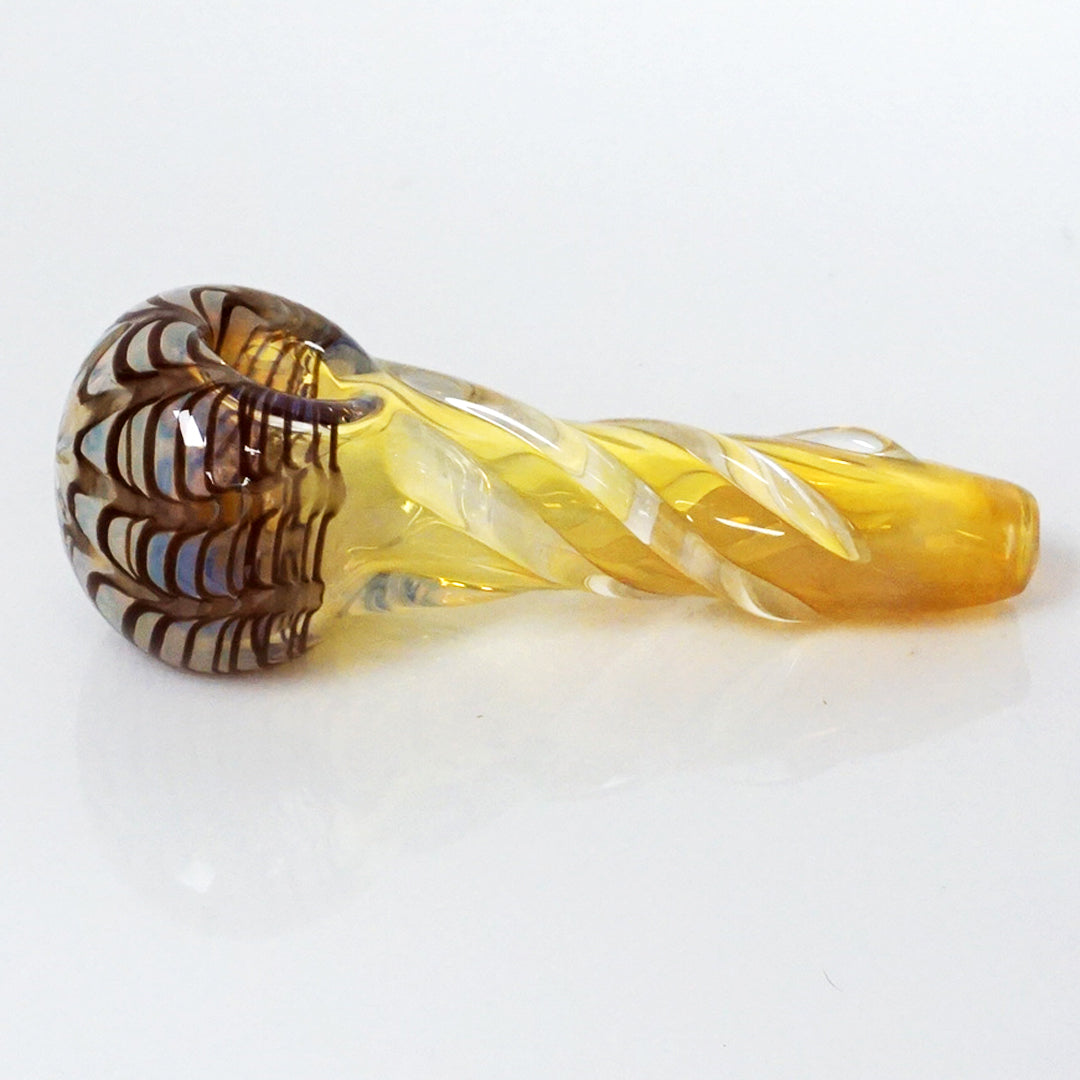 4" Fume Twist Pipe - Brown