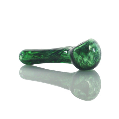 4" Humboldt Swirl Pipe - Lake Green