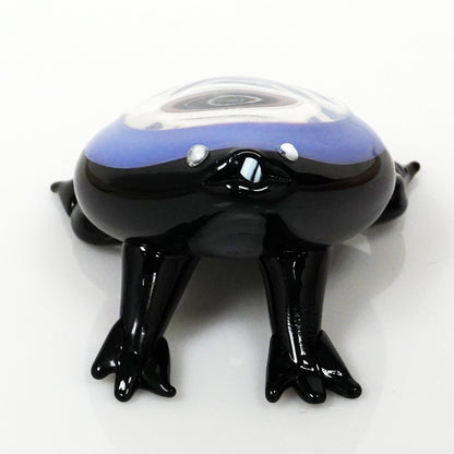 4" See-Though Frog Pipe - Purple