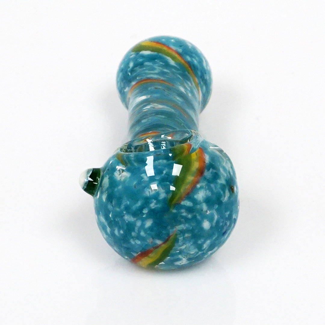 4" Strip Color Swirl Pipe - Blue