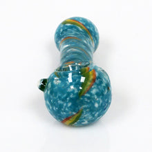 Load image into Gallery viewer, 4&quot; Strip Color Swirl Pipe - Blue
