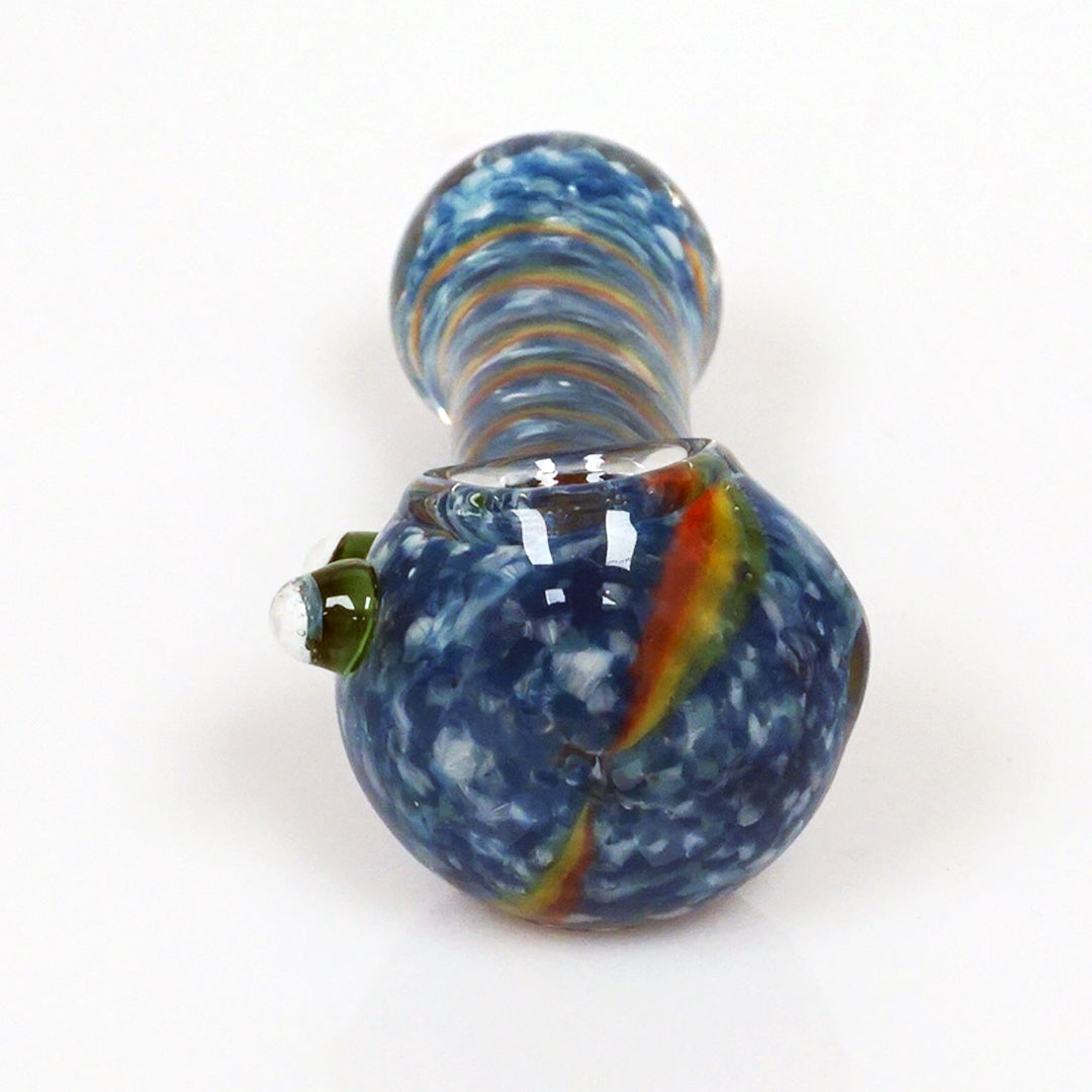 4" Strip Color Swirl Pipe - Dark Blue