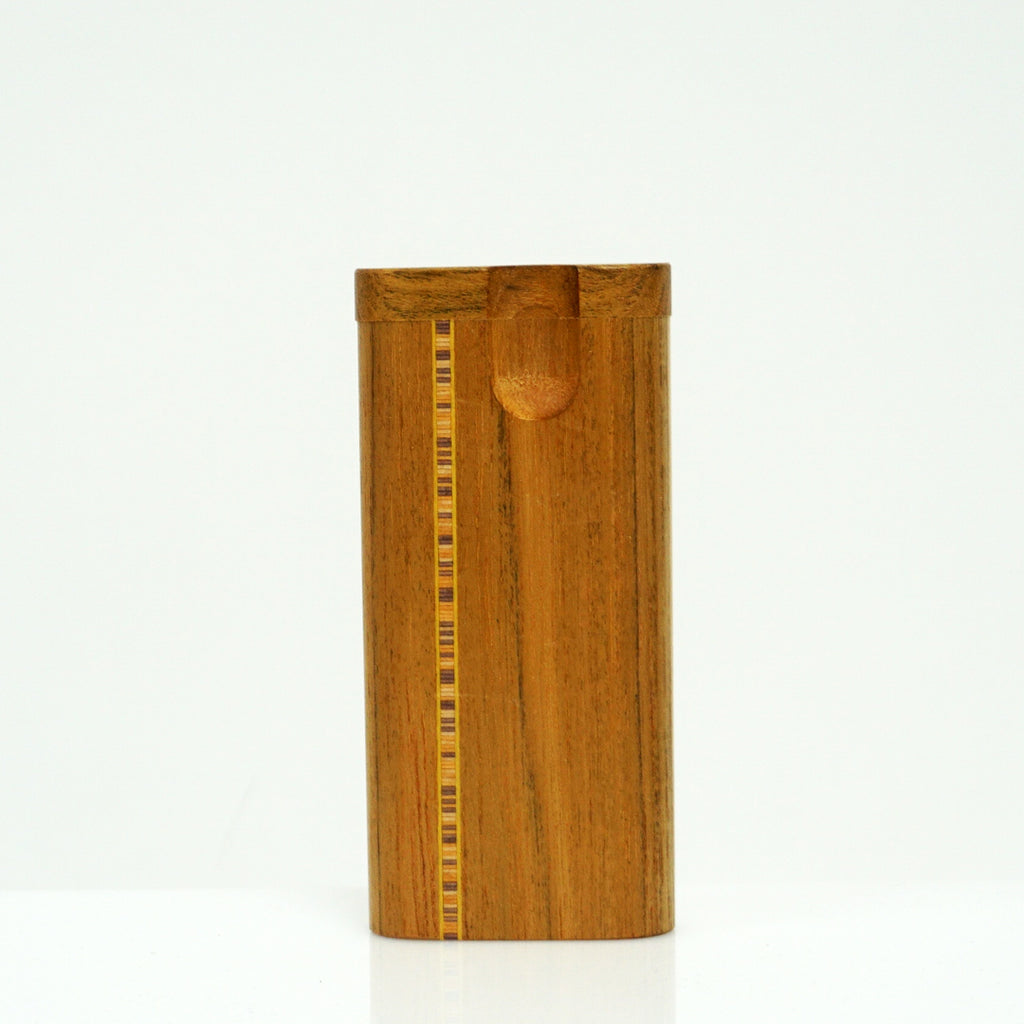4" Teak Inlay Twist Dugout