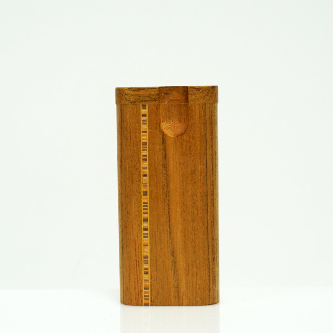 4" Teak Inlay Twist Dugout