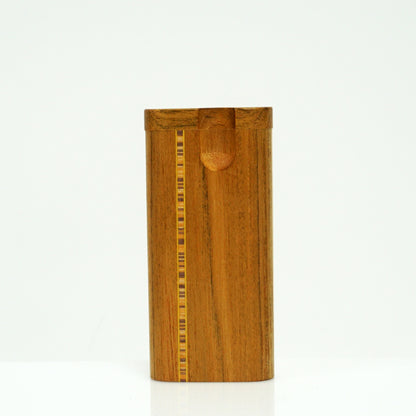 4" Teak Inlay Twist Dugout