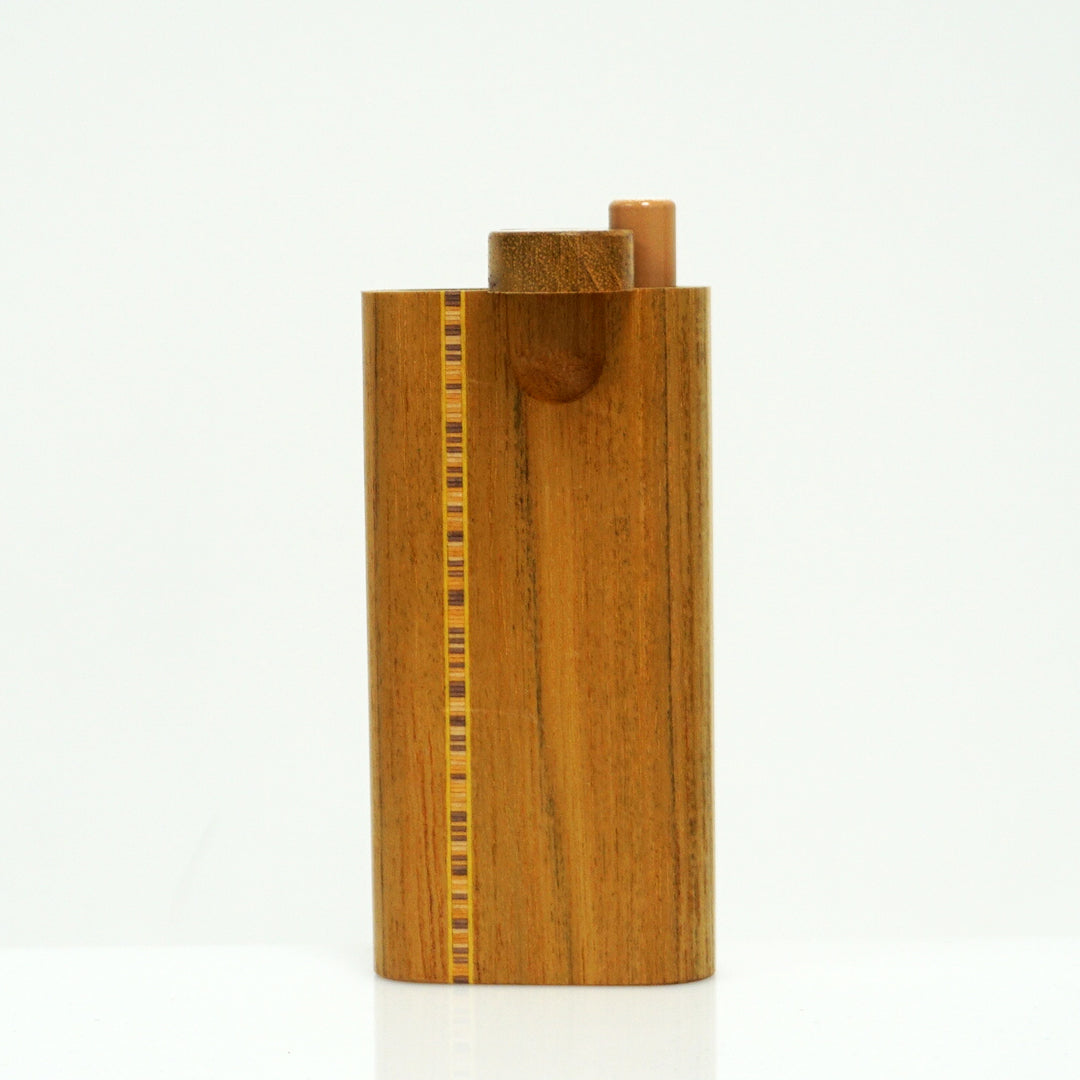 4" Teak Inlay Twist Dugout