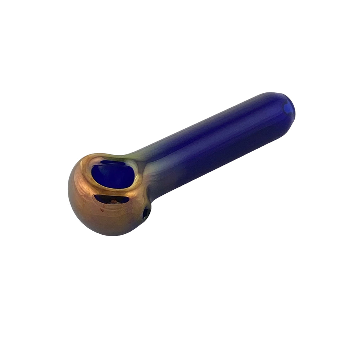 4" Thinkboro Gold Head Pipe - Blue