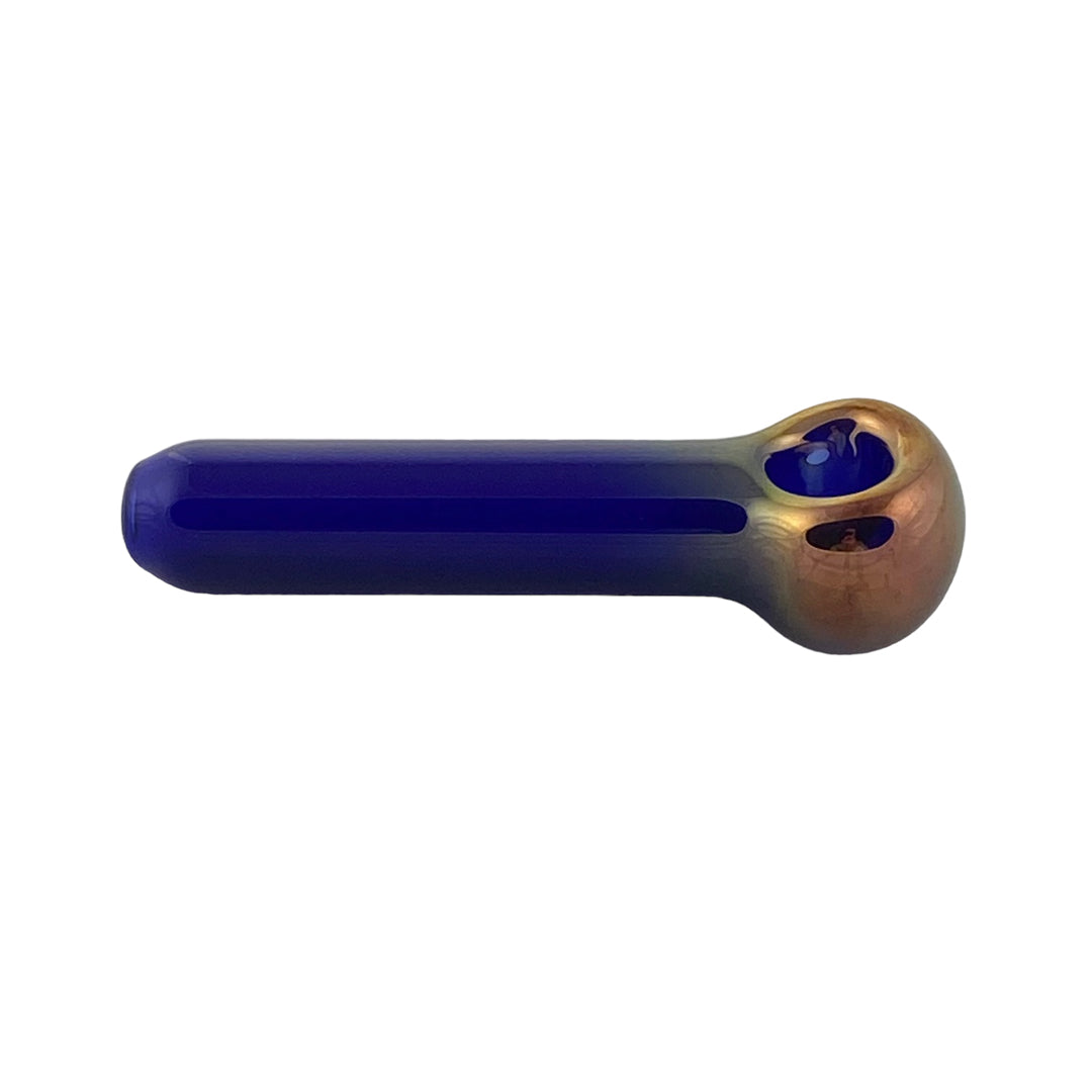 4" Thinkboro Gold Head Pipe - Blue
