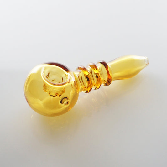 4" Triple Ring Pipe w/ Screen - Amber