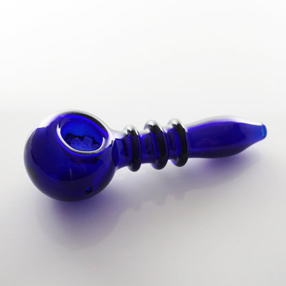 4" Triple Ring Pipe w/ Screen - Blue