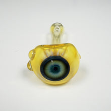 Load image into Gallery viewer, 4.25&quot; Eyeball Pipe - Gold Fume
