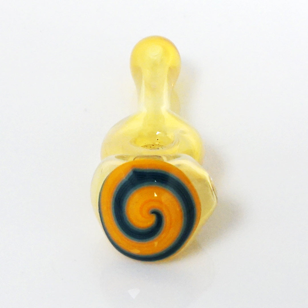 4.25" Fumed Donut Line Work Pipe - Orange