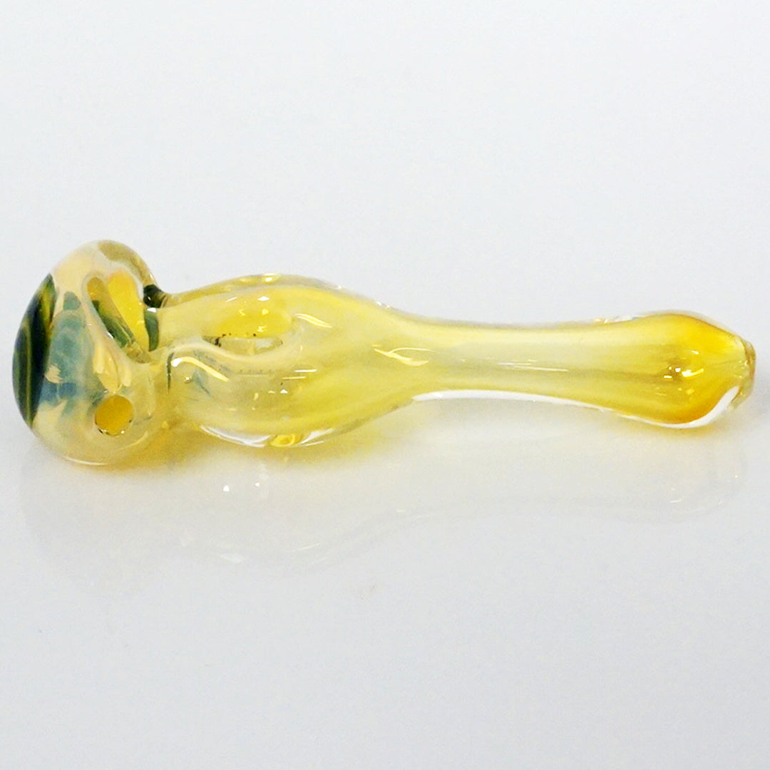 4.25" Fumed Donut Line Work Pipe - Teal