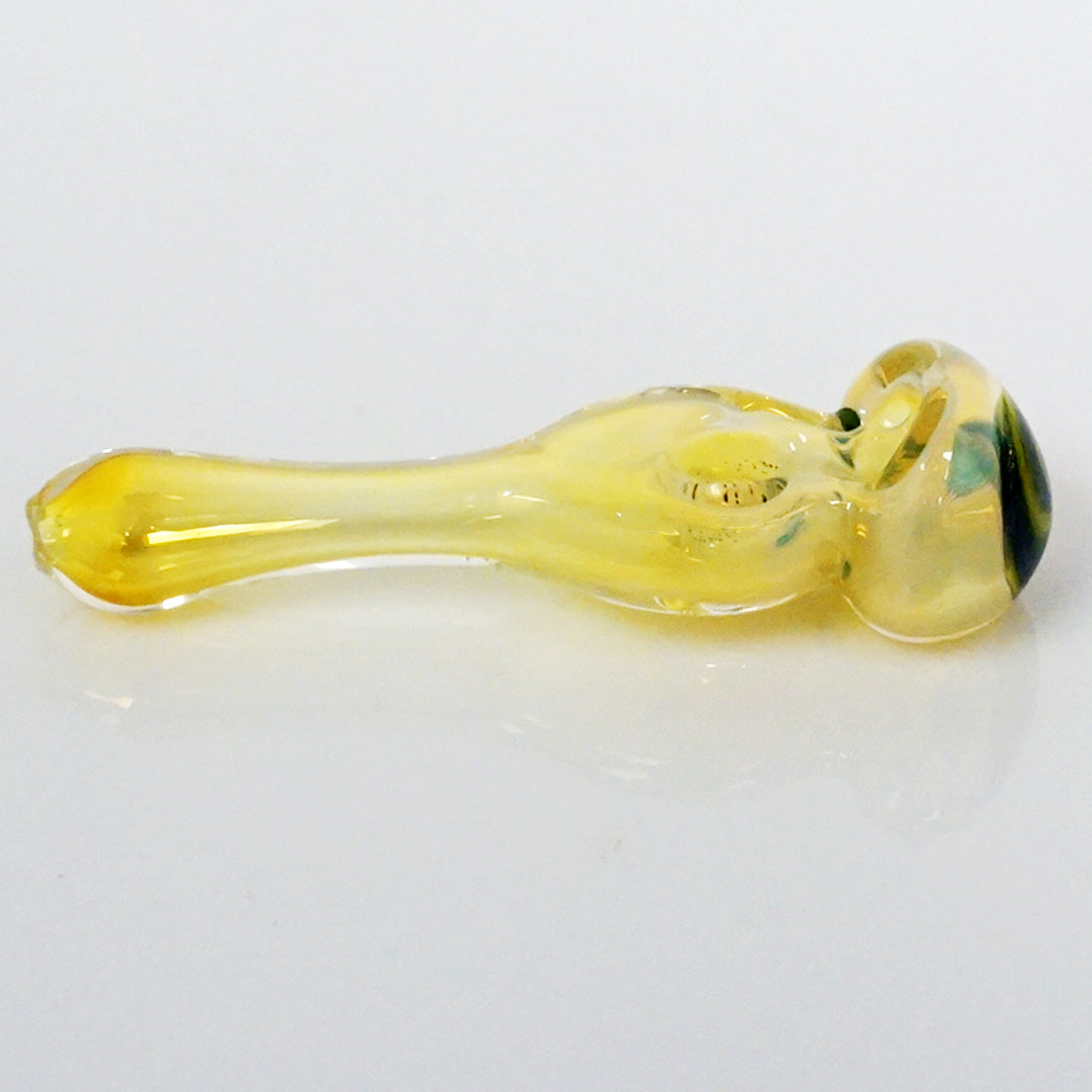 4.25" Fumed Donut Line Work Pipe - Teal
