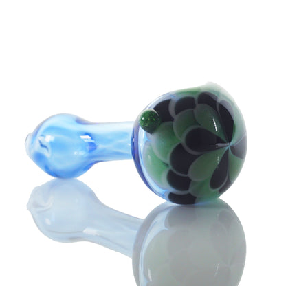 4.25" Glitter Flower Head Pipe