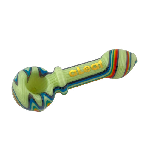 4.5" Aleaf Wig Wag Pipe - Green