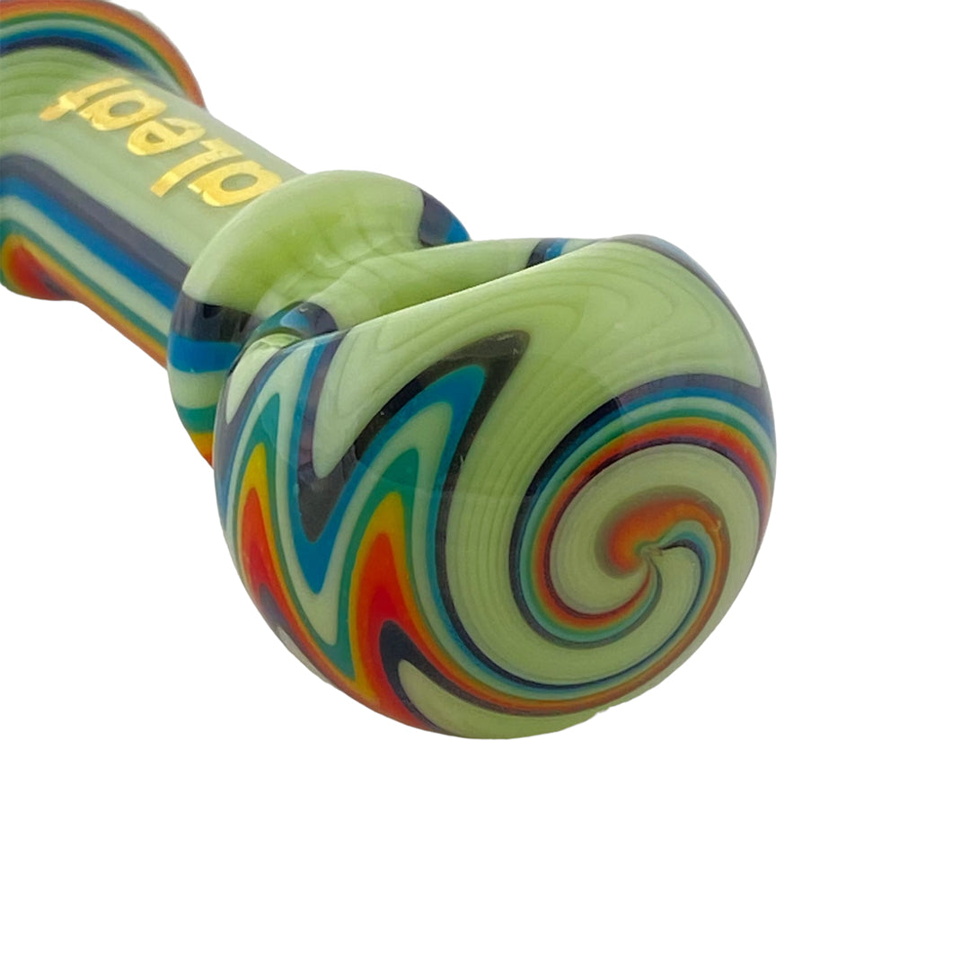 4.5" Aleaf Wig Wag Pipe - Green