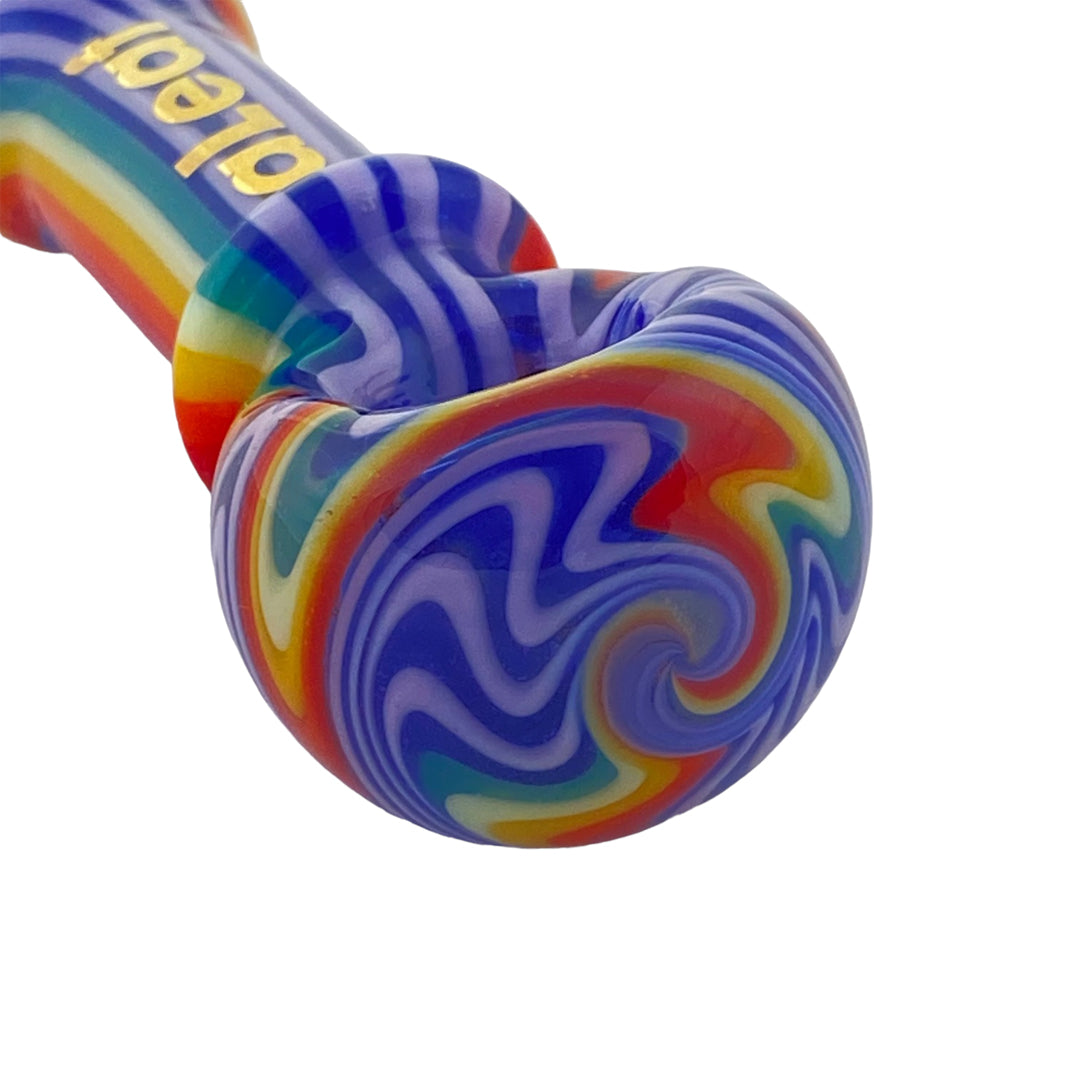 4.5" Aleaf Wig Wag Pipe - Purple