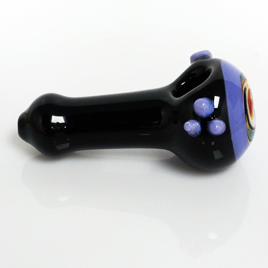 4.5" Black Body Reversal Head Pipe - Purple