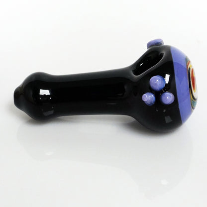 4.5" Black Body Reversal Head Pipe - Purple