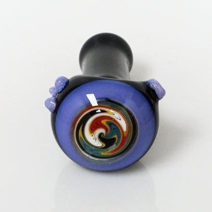 4.5" Black Body Reversal Head Pipe - Purple
