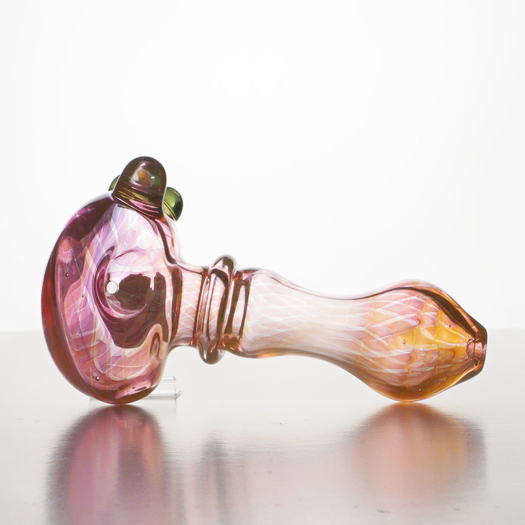 4.5" Chevron Pipe With Opal Marble