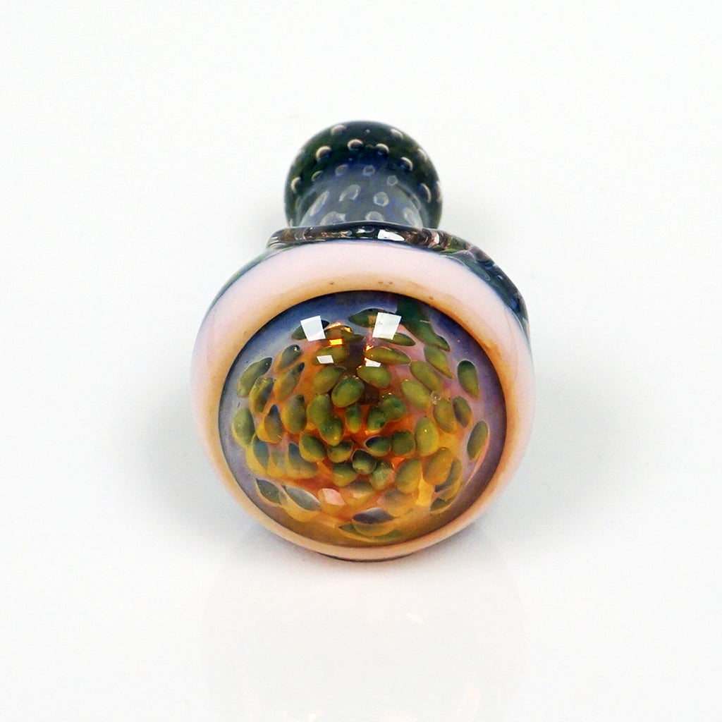 4.5" Fumed Honeycomb Pipe - Pink