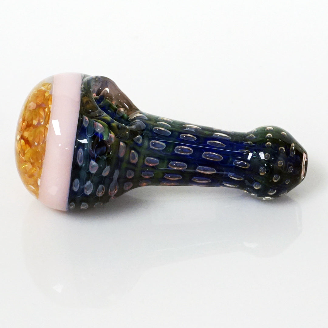 4.5" Fumed Honeycomb Pipe - Pink