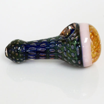 4.5" Fumed Honeycomb Pipe - Pink