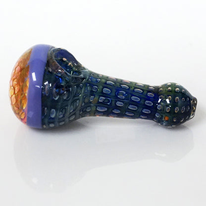 4.5" Fumed Honeycomb Pipe - Purple